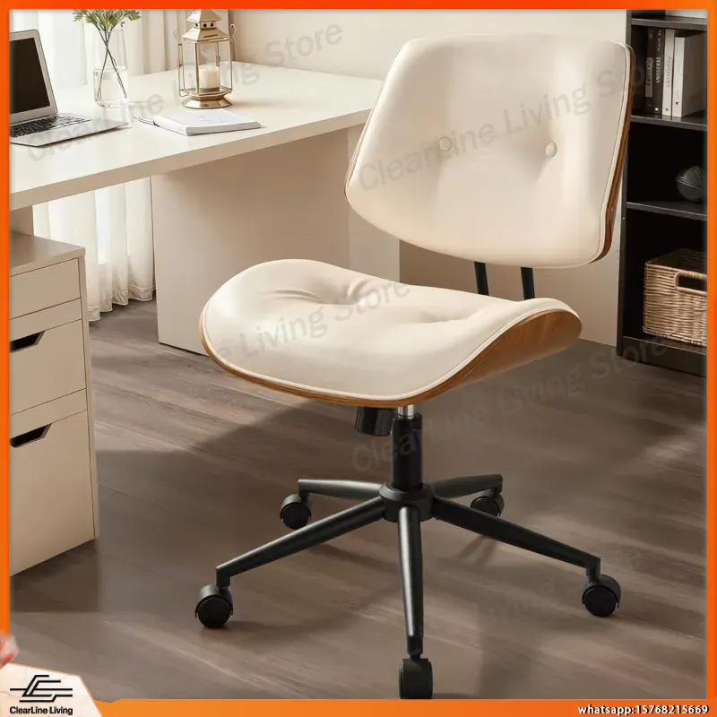 Modern PU Leather Office Chair - Task Chair Mid Back 评论和价格