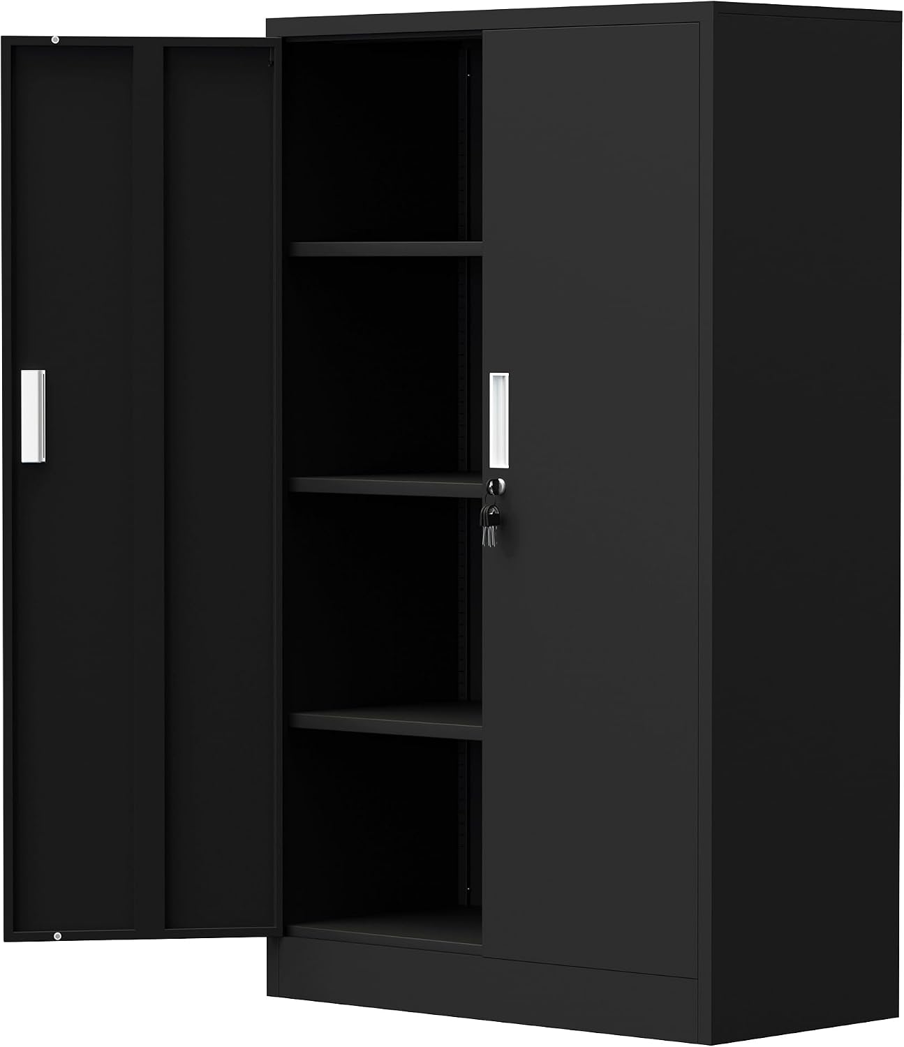 53.5 Inch Tall Metal Lockable  - Office Storage Cabinet 评论和价格